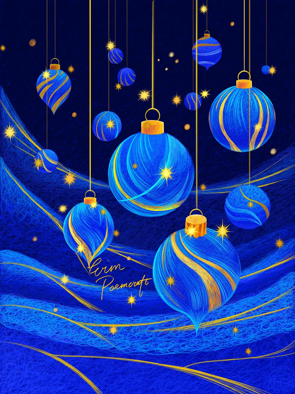 Luminous Christmas Orbs