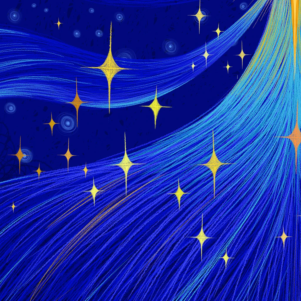 Detail view of Starburst of Hope