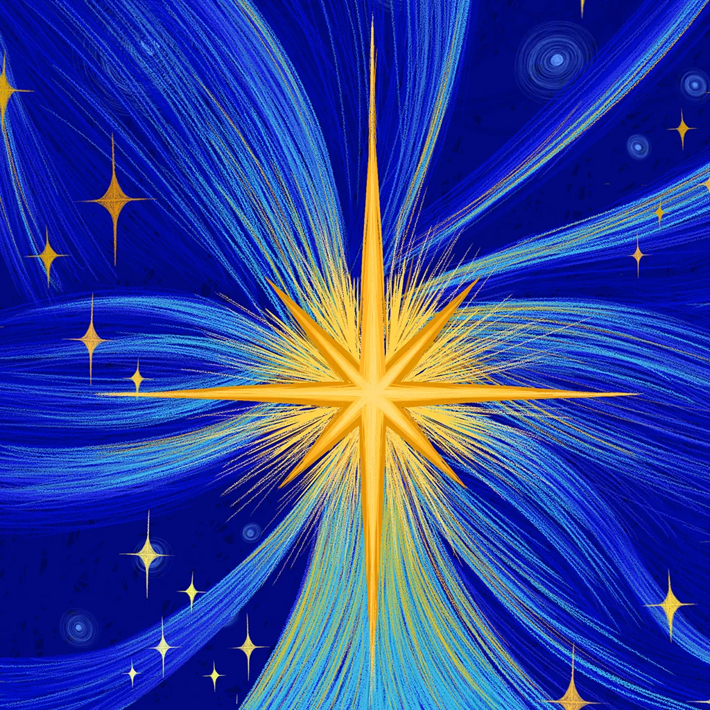 Detail view of Starburst of Hope