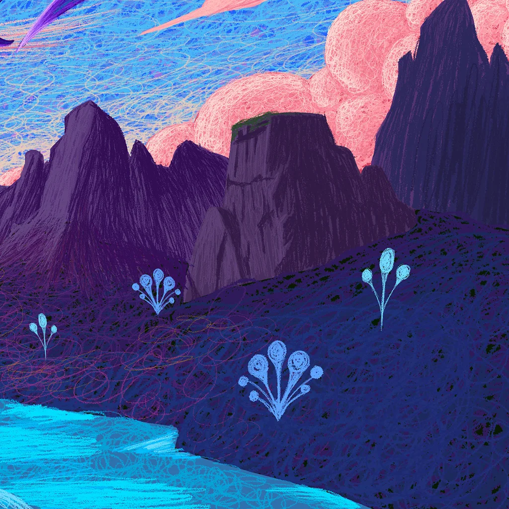 Detail view of The World Beyond the Ring