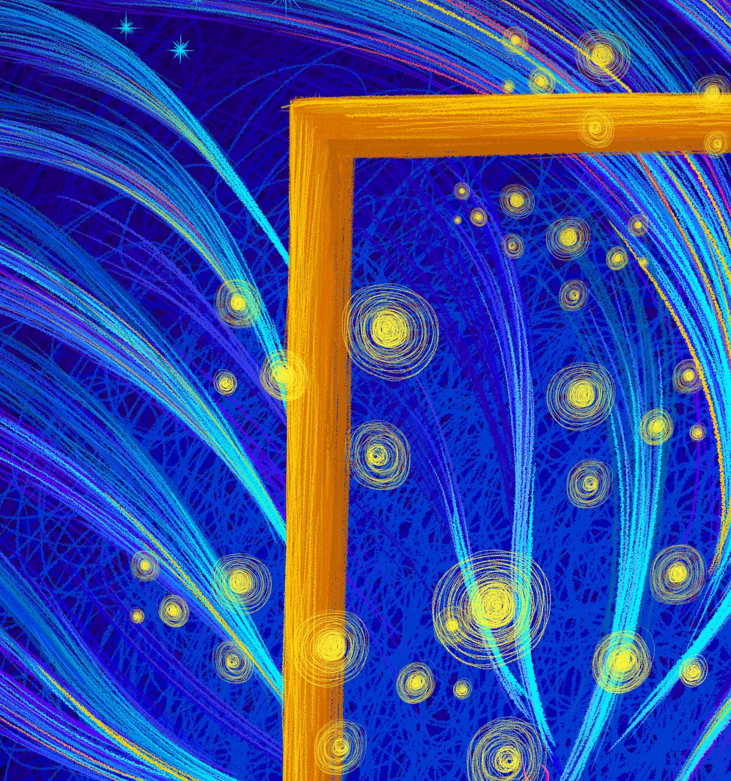 Close-up detail of Gate on Ocean