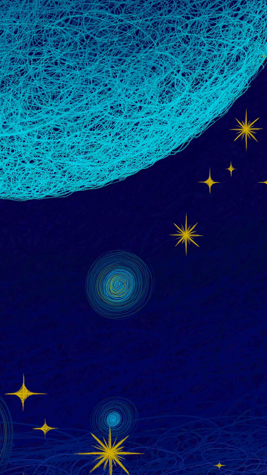 Detail view of Night of Desert